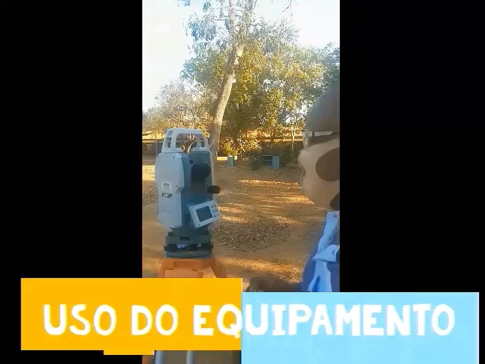 USO DO EQUIPAMENTO DE TOPOGRAFIA