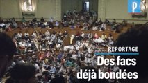 Amphis bondés à la fac : à la Sorbonne, des étudiants déjà inquiets