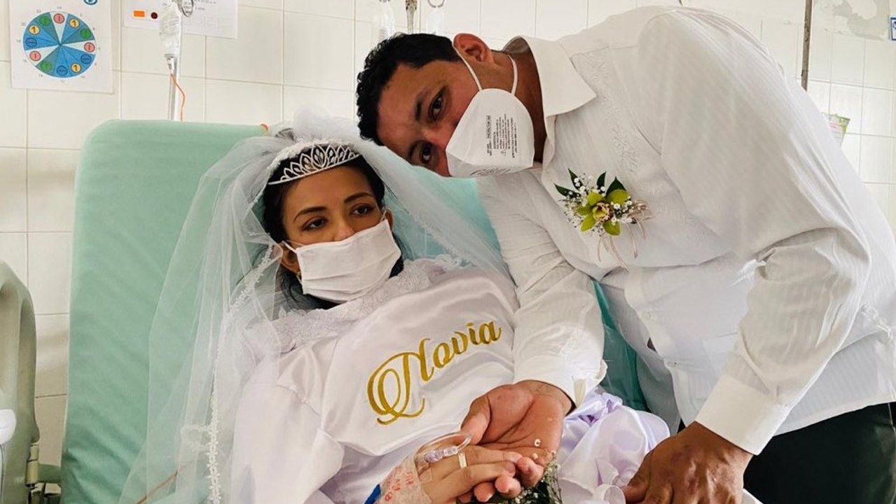 ¡Amor verdadero! Mujer pudo casarse con su pareja antes de morir