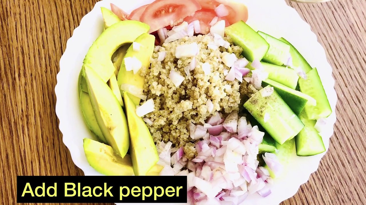 Quinoa salad with avocado | Quinoa salad for weightloss