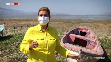 Marmara Gölü'nde derinlik 1 metreye düştü