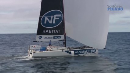 LA SOLITAIRE  URGO LE FIGARO 2020 : Images du bord - Corentin Douguet (NF Habitat) - Mercredi 2 septembre