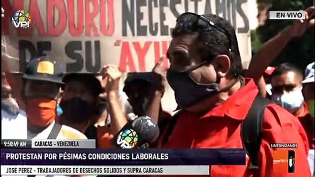 Trabajadores de la alcaldía de Caracas exigen condiciones laborales - VPItv