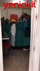 Hasta yakınları saldırdı! Doktorlar barikat kurdu