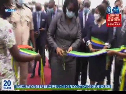 RTG/ Inauguration de la deuxième ligne de production de ciment de l’usine CIMAF Gabon