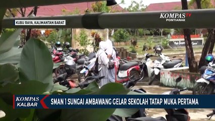 SMA Negeri 1 Sungai Ambawang Mulai Lakukan Belajar Tatap Muka
