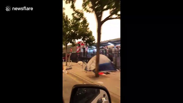 Eerie footage captures homelessness crisis in San Francisco