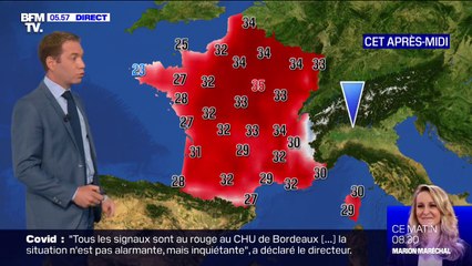 Un temps encore très chaud mais plus nuageux ce mardi