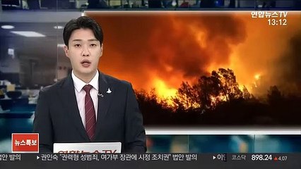 美서부 산불 사망 35명으로…"잿가루 비처럼 내려"