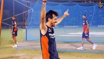 Virat Kohli cheers for RCB Bowlers at ‘The Yorker Challenge’ _ Bold Diaries