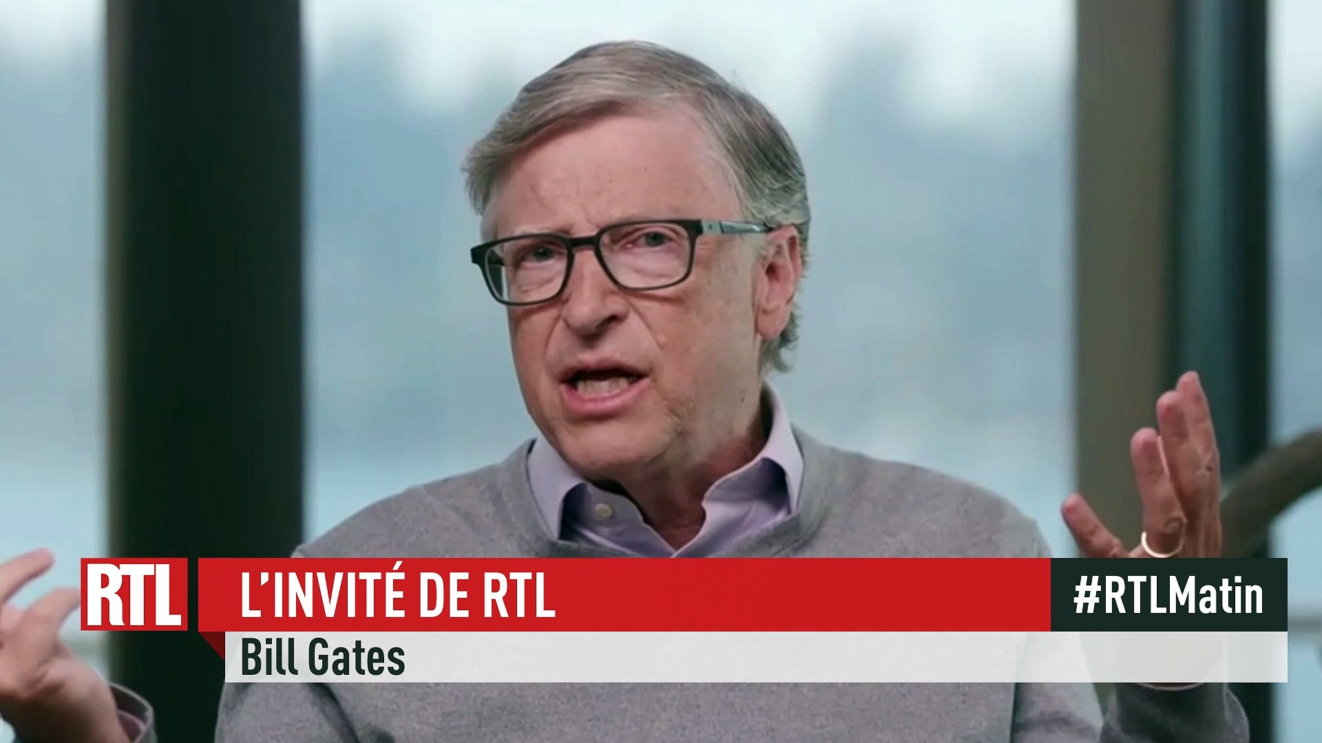 Bill Gates était l'invité de RTL