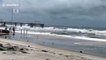 Strong waves and flooding in Alabama as Hurricane Sally strengthens to Category 2