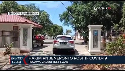 Hakim Positif Korona Pegawai Pn Jeneponto Jalani Test Swab
