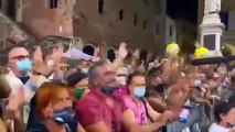 PIAZZA PIENA PER MATTEO SALVINI E SUSANNA CECCARDI A PRATO