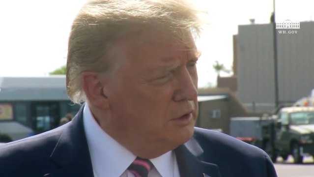 Trump advierte de que respondería a un ataque de Irán con uno mil veces mayor