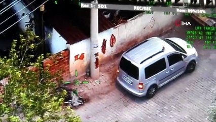 Helikopter destekli tefeci operasyonu kamerada: 15 gözaltı