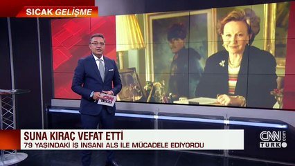 Son dakika... İş insanı Suna Kıraç hayatını kaybetti | Video