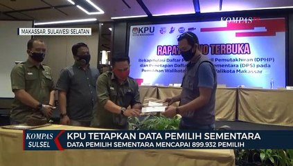 Data Pemilih Sementara Mencapai 899.932 Pemilih