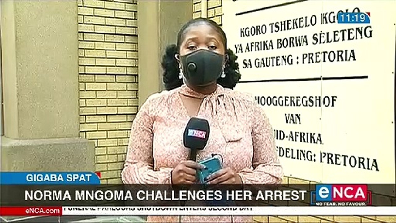 Norma Mngoma challenges her arrest
