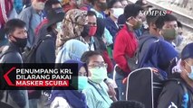 Alasan PT KCI Larang Pemakaian Masker Scuba di KRL