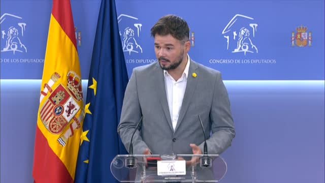 Rufián: La antinaturalidad que supone meter a Ciudadanos en la ecuación de los presupuestos la van a pagar muy cara