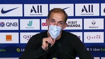 Football - Ligue 1 - Thomas Tuchel en conférence de presse après PSG 0-1 OM