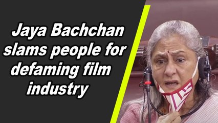 Jaya Bachchan slams people for defaming film industry