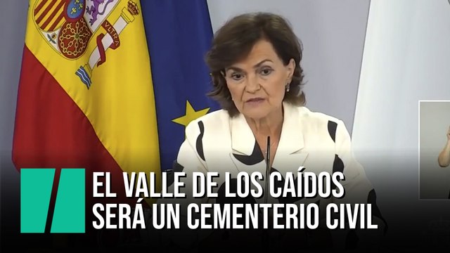 El Valle de los Caídos se convertirá en un cementerio civil