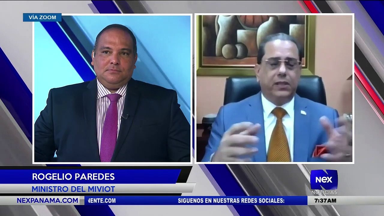 Entrevista a Rogelio Paredes, Ministro del Miviot  - Nex Noticias