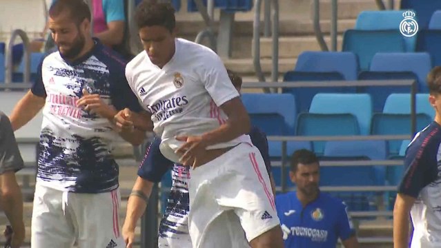 La goleada del Real Madrid ante el Getafe en el único partido amistoso de su pretemporada