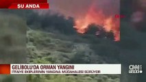 Haberler... Gelibolu'da orman yangınında son dakika: Ekiplerin müdahalesi sürüyor | Video