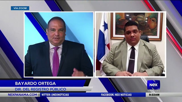 Entrevista a Bayardo Ortega, Director del Registro Público - Nex Noticias
