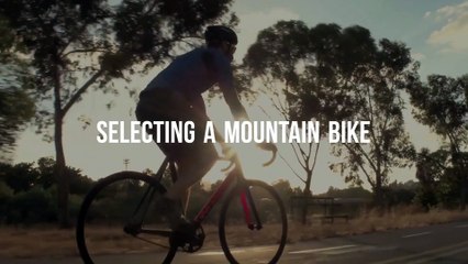 Selecting a Mountain Bike