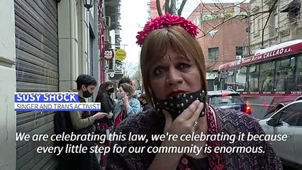Argentine trans community celebrates new workplace quota