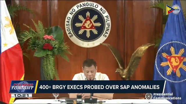 400+ Brgy. execs probed over SAP anomalies | via Naomi Tiburcio