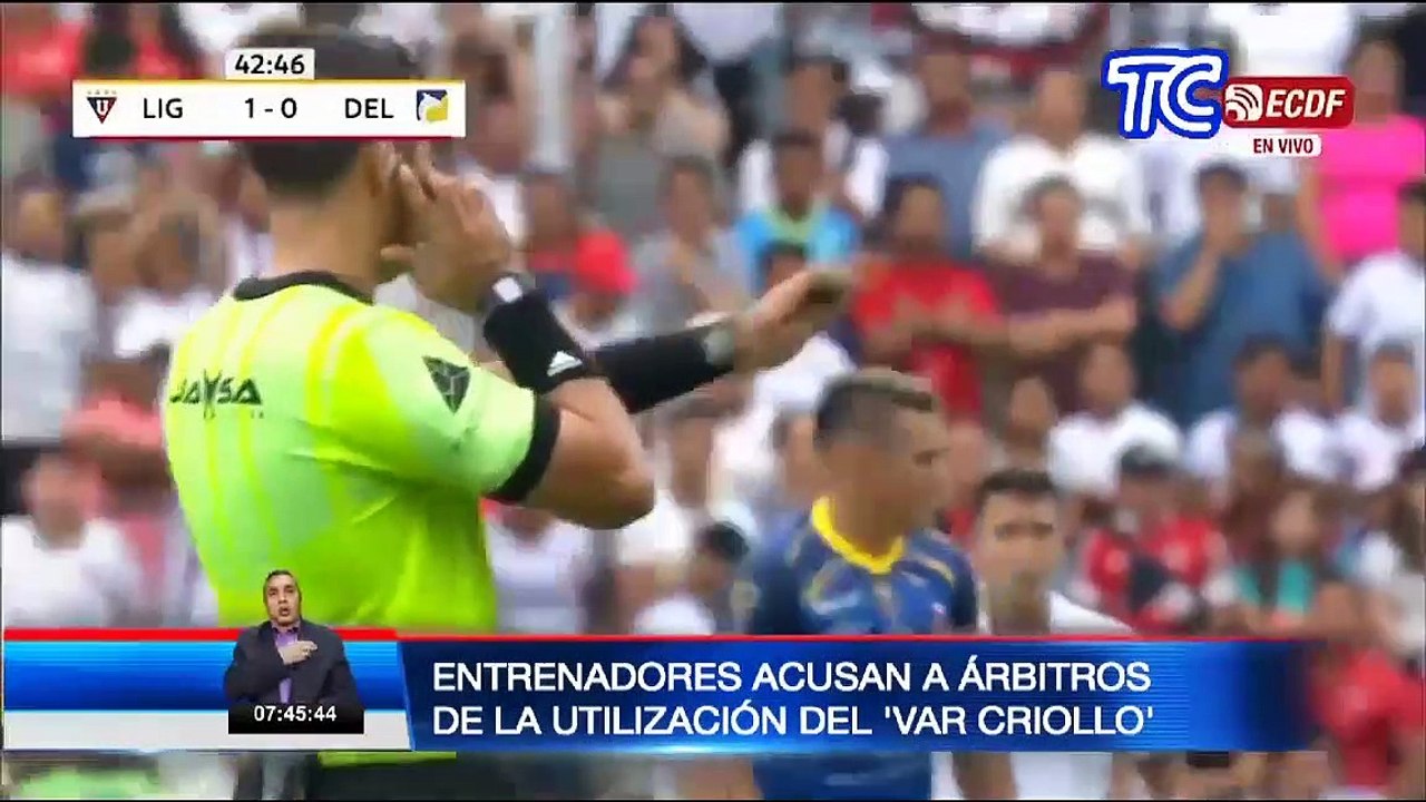 Continúan las polémicas en la LigaPro: ¿Existe el "VAR criollo" en el fútbol ecuatoriano?