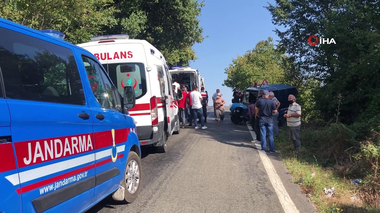 Alaplı'da pat pat kazası: 1 yaralı
