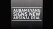 Aubameyang signs new Arsenal deal