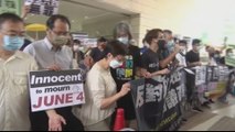 Hong Kong pro-democracy activists appear in court