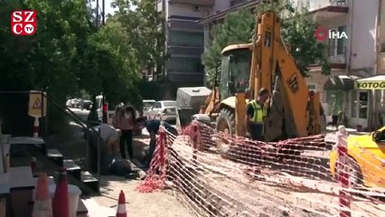 Alkollü olduğu iddia edilen kişi elektrik altyapısı için açılan kanala düştü