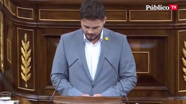 Gabriel Rufián, a Vox: Se sitúan en quinto de cuñadismo