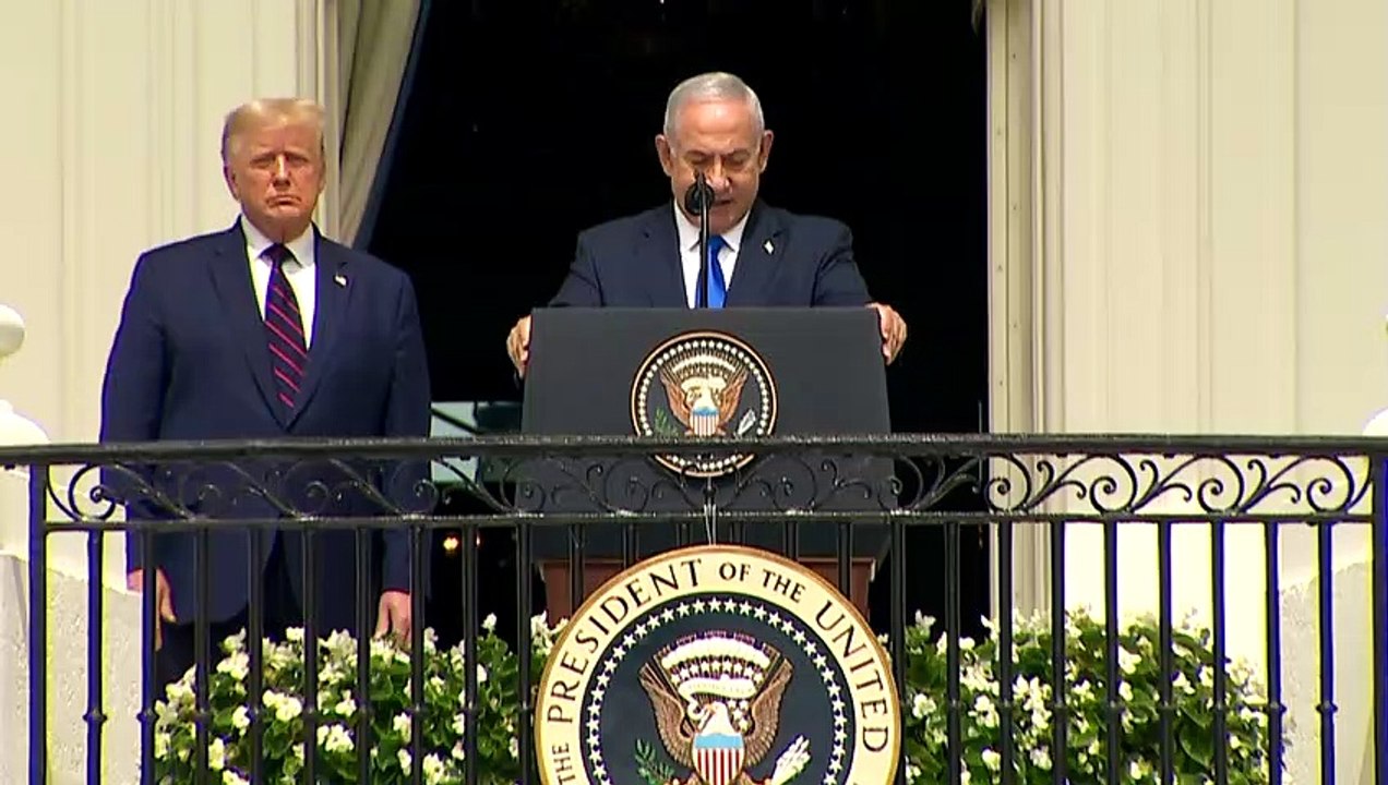 Pour Le Premier ministre israélien Benjamin Netanyahu les Accords d'Abraham sont un "pivot de l'histoire"