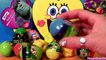 Huge SpongeBob Toy Surprise Eggs Valentine's Play-Doh Kinder TMNT Barbie Monsters Disney Pixar