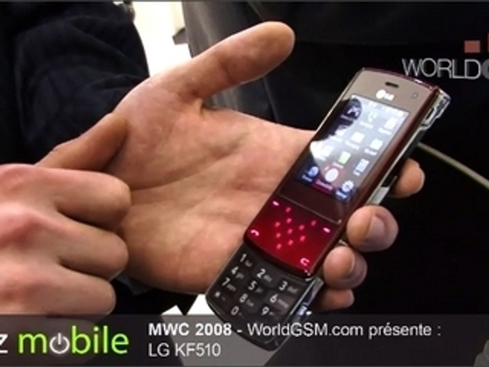 MWC 2008  LG KF510 WORLDGSM