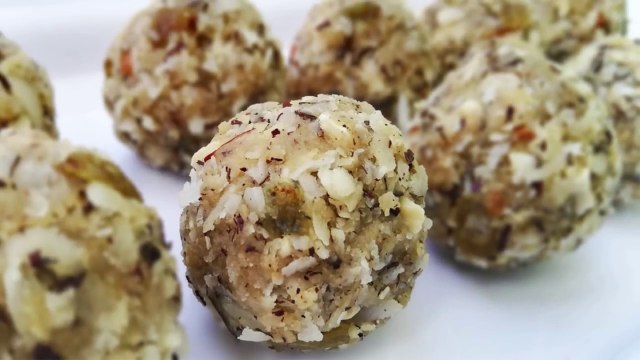 Gud Nariyal Ladoo - Coconut Jaggery Laddu Recipe - Ajmer Recipe - Rajasthani Recipe - Best Recipe House