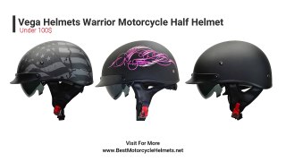 Best Half Face Motorcycle Helmets 2020 - Top 10 Half Helmets