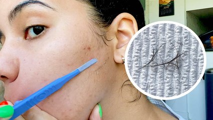 An esthetician walks us through how to dermaplan at home