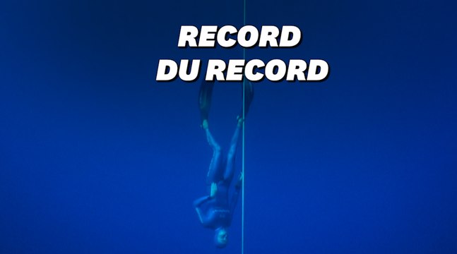 Les images du record d'apnée du Français Arnaud Jérald