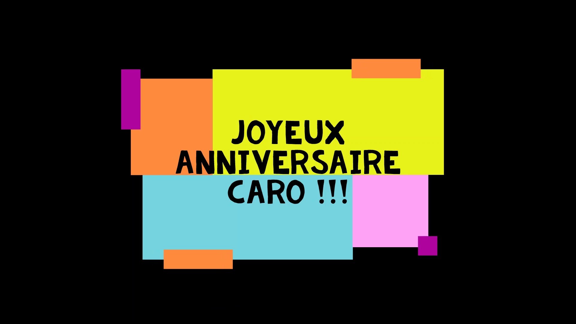 Joyeux Anniversaire Caro Video Dailymotion