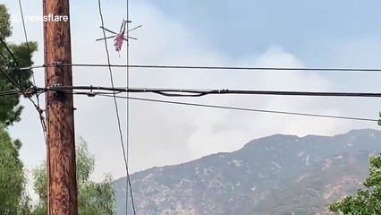 Bobcat fire in LA county continues to cause evacuations in California